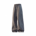 Men's Baggy Nylon Track Pants - Slate Grey