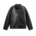 Men's Faux Leather Moto Jacket