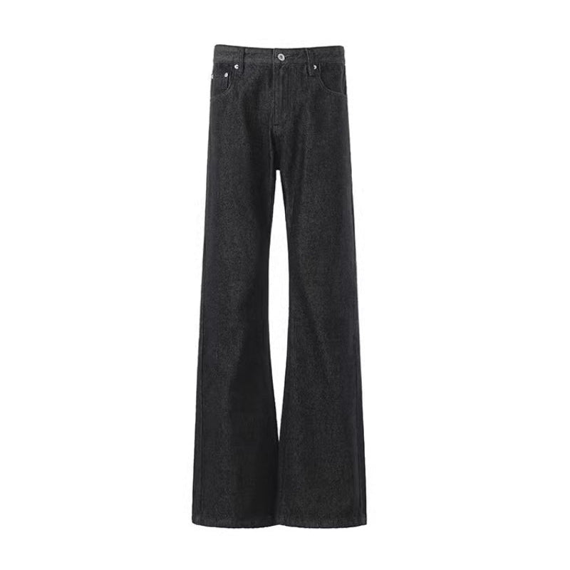 Men's Black Flare Jeans