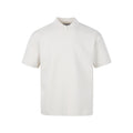 Men's Oversized Mock Neck T-Shirt - Cream
