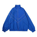 Men's Oversized Windbreaker Jacket - Royal Blue
