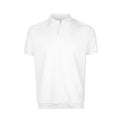 Men's Open Collar Polo Shirt - White