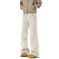 Men's Cargo Flare Pants - Cream