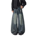 Men's Vintage Washed Baggy Wide Leg Jeans