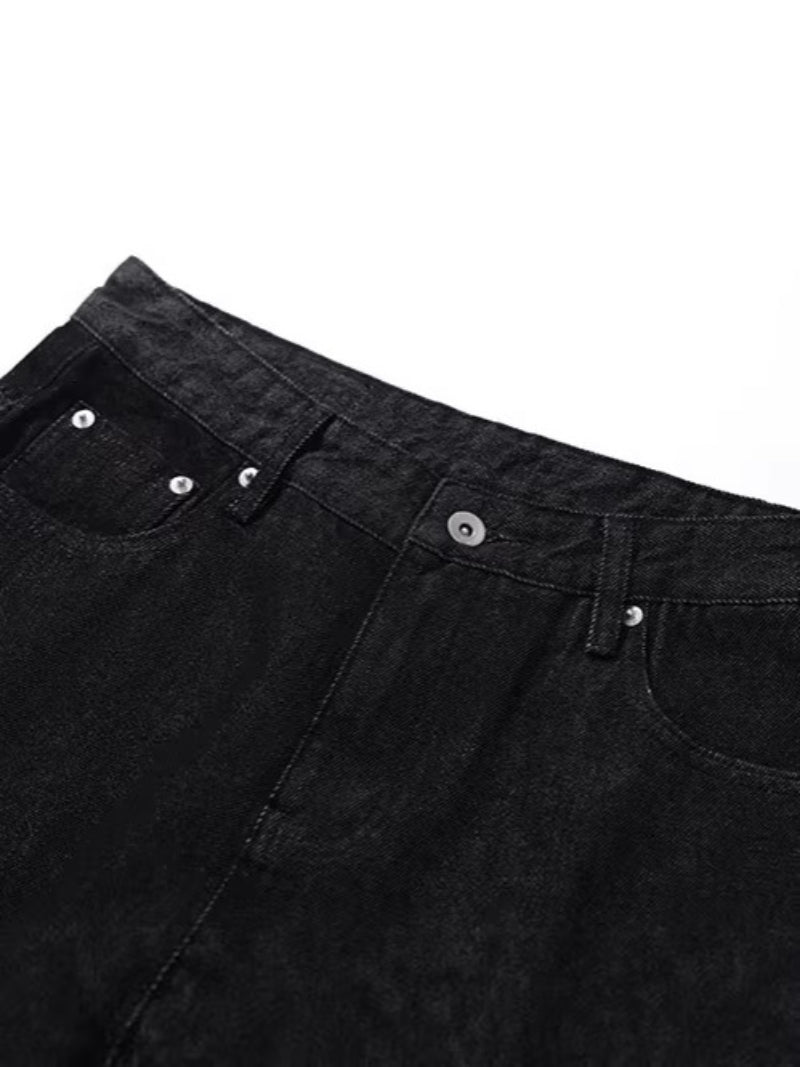 Men's Black Flare Jeans