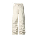 Men's Wide Leg Canvas Workwear Trousers